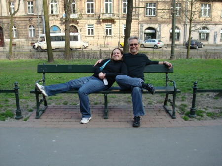 Dave Zych & Daughter in Krakow, Poland