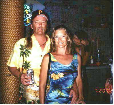 Ray & Judy at Salty's Bar in PCB, FL