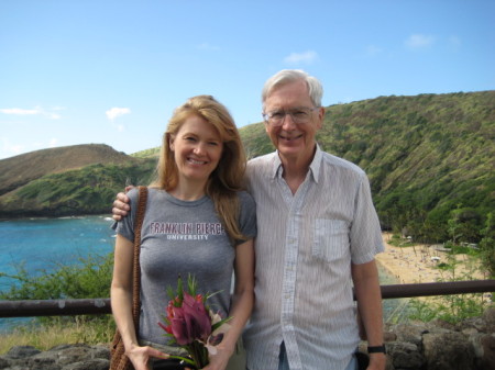 Mara and I at Hanauma Bay, Oahu, Hawaii