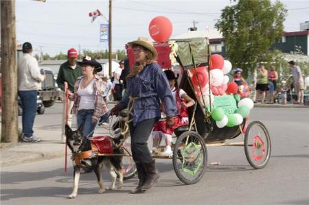 Canada Day Parade in Inuvik, NWT