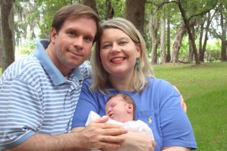 2009 - My son Lloyd and wife Leslie w/ Maggie