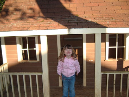 Jaden in our playhouse