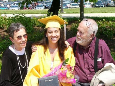 mom & dad at alicia's grad