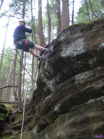 Rappelling Hocking Hills