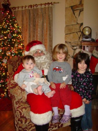 Santa pic 2009--all 3 kids. :)