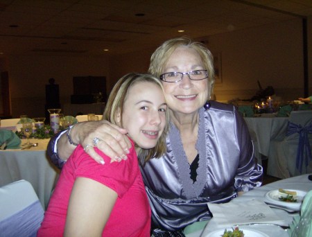 Me & 15-yr.-old granddaughter, Emily Joy Canno