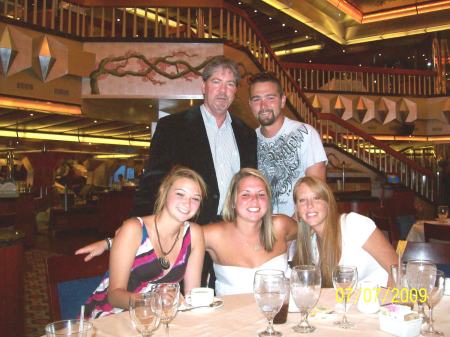 Dinner on the cruise