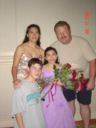Family after Jr Miss Contest