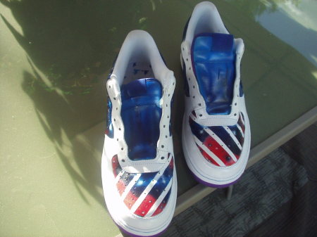 Custom airbrush air force 1