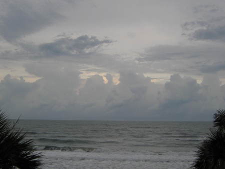 Clouds over Atlantic from condo