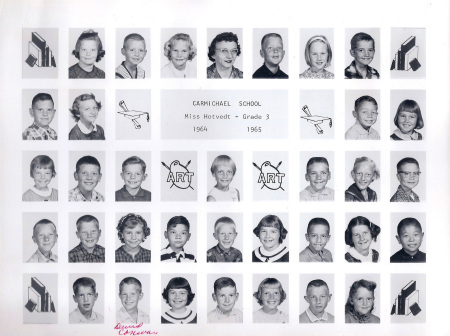 1964-1965, Carmichael Elementary School