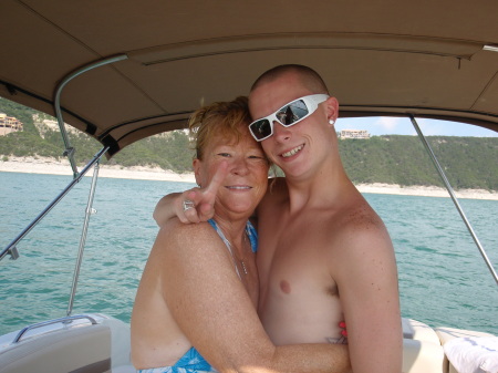 Josh and Me - Lake Travis - Summer 209