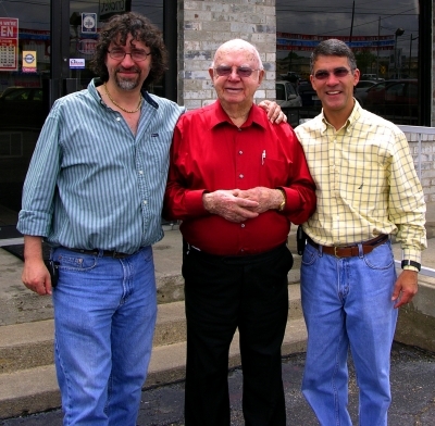 Me, Grandpa Satn & brother Paul