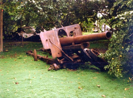 Japanese Cannon on Guadalcanal