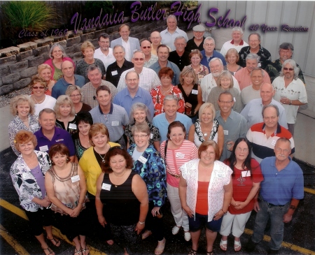 BUTLER CLASS OF 69 40 YEAR GROUP PHOTO