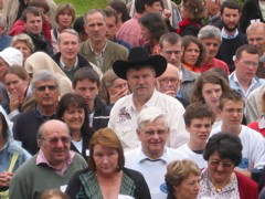 Cecil with Cowboy Hat in France - May 2005