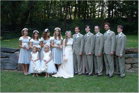 The Wedding Party at Music Mound