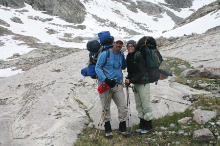 Katie (19) and I getting ready to leave Camp3