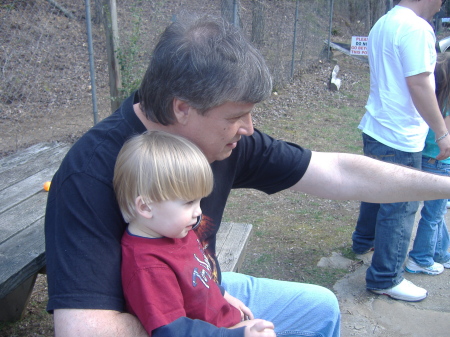 Randy, husband and Myles, 2009