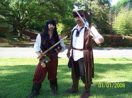 Pirates in the yard