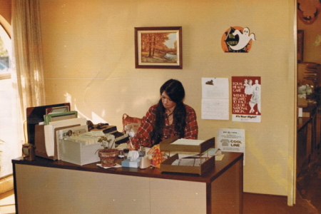 At work, 1975, Halloween