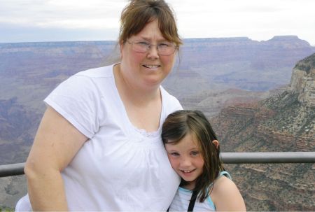 Me and my neice at the Grand Canyon