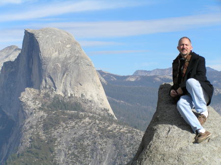 Enjoying the sites of Yosemite