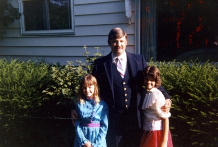 Me with Hollie and Heather 1984