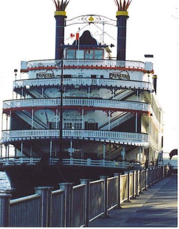 river boat in Detroit