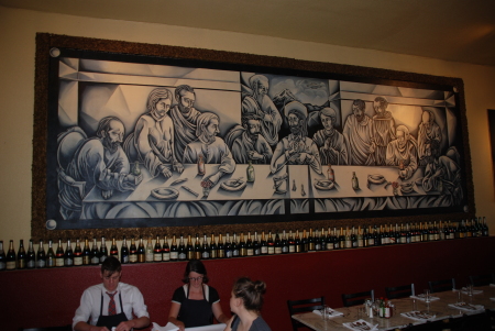 Montage's "Last Supper" painting