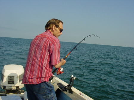 Lake Erie on our boat