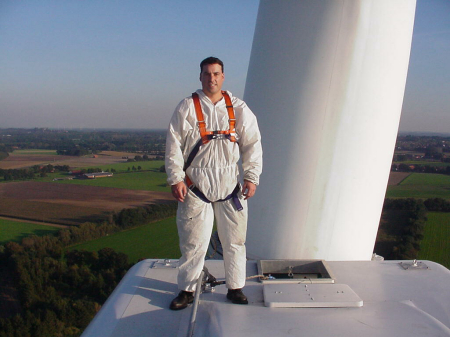 On top of a Wind Turbine in Germany