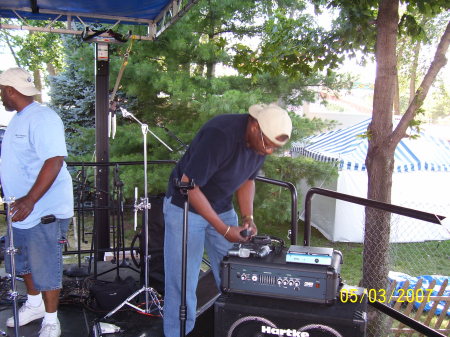 Poppa Smurf Preps for Muskegon Fest