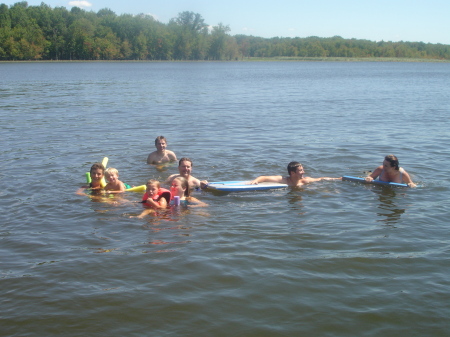 family fun on the lake