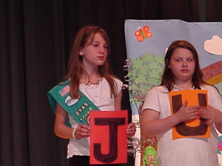 my daughter, Cassandra (with sash) ~ June 2009