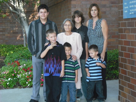 oldest daughter her 5 sons an my mother in law