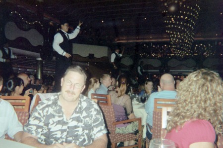 waiters dance on tables