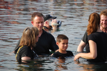 Ian's baptism 2009