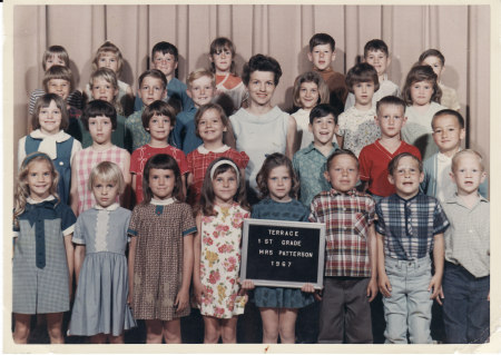 Mrs. Patterson, 1st grade, 1967