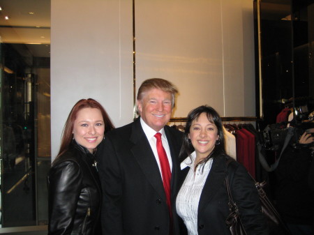 Donald Trump at Gucci's Grand Opening