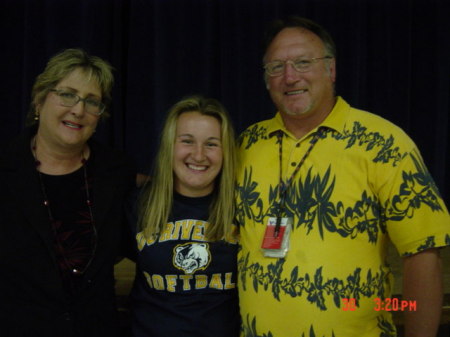 Rose, Dawn and Brody Letter of Intent Signing