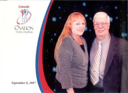With my wife Carol, 2007
