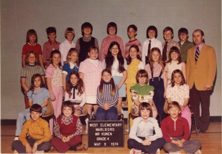 west elementary mr kunen 4th grade 5-9-74