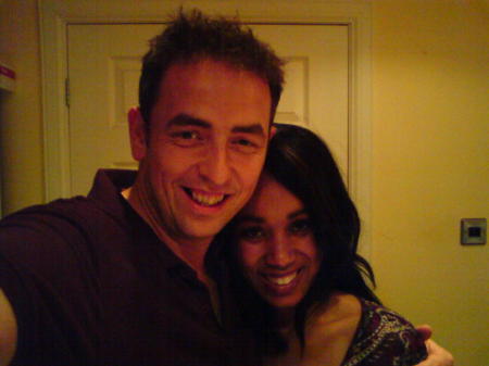 My husband and me in 2009