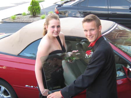 Our youngest son Nick ready to go prom 2009