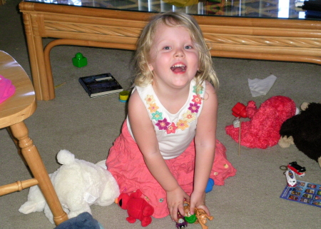 Lorelei at grandma's house