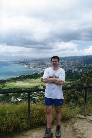 Atop Diamondhead in 1997