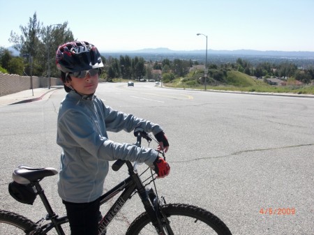 Liam cycling