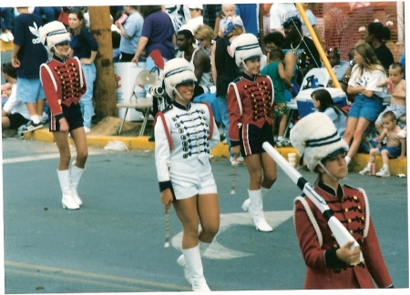 My Daughter her Senior Year in white uniform