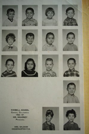 KindergartenPM Kimbel Elementary 1966-67